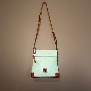Dooney & Bourke Ostrich Embossed Lether Crossbody Bag